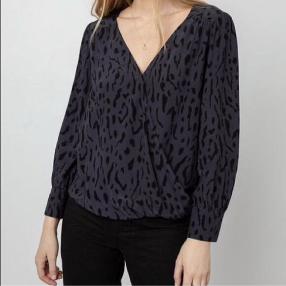 Rails Hillary Cheetah Blouse XS NWT - Picture 2 of 6